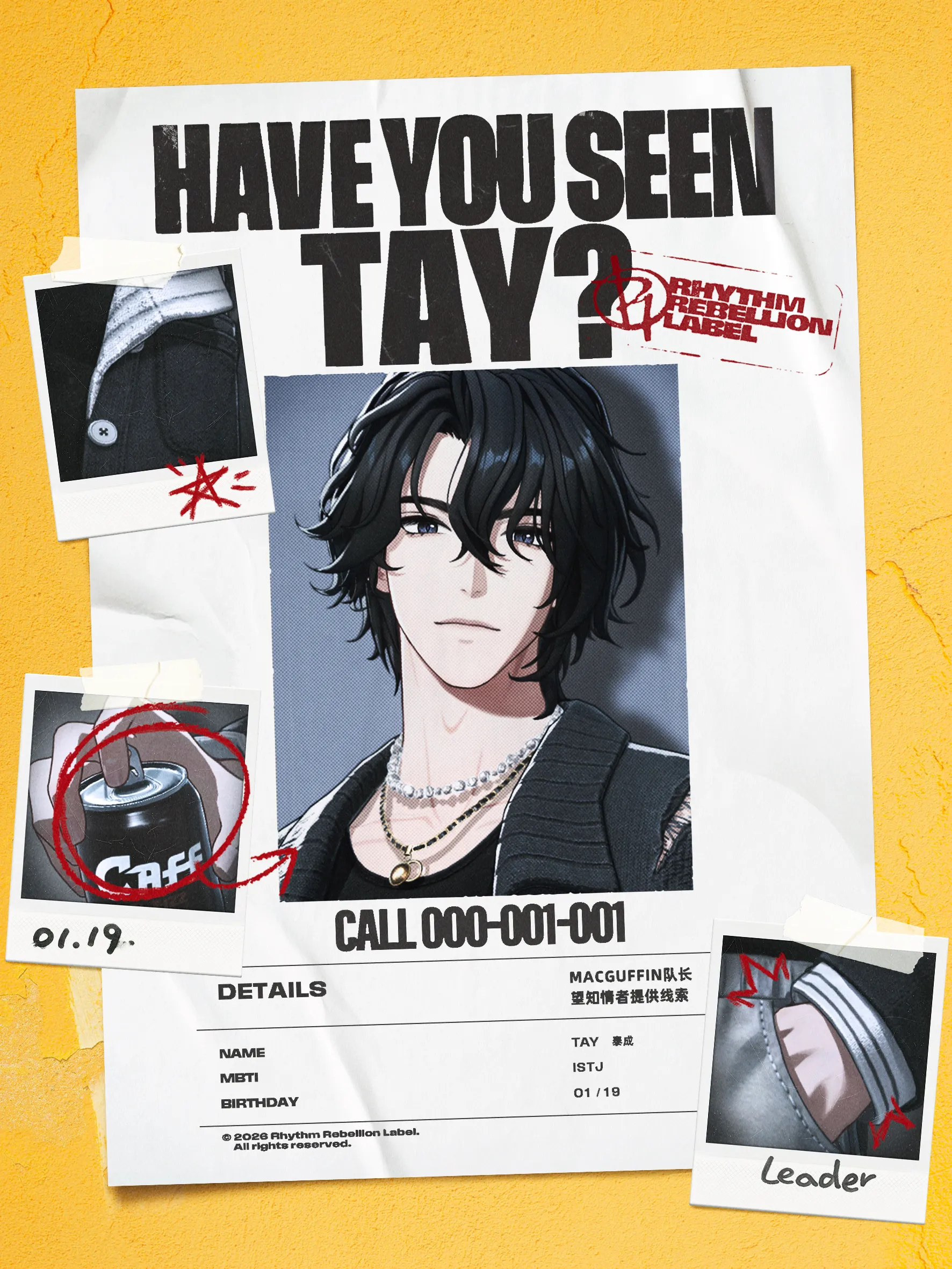 Tay official profile card